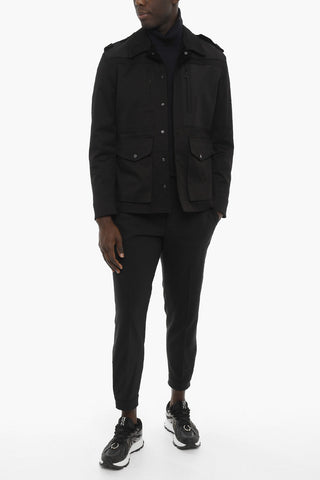 Utility Jacket with Velvet Inner