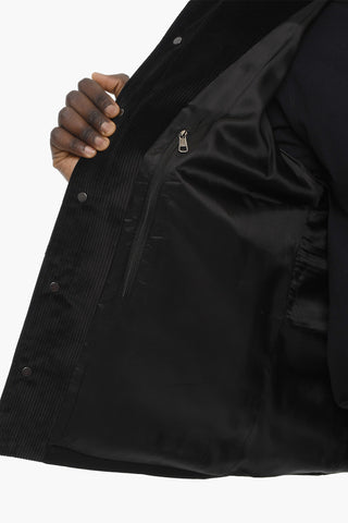 Utility Jacket with Velvet Inner