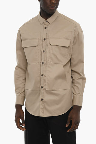 Utility Shirt with Maxi Breast Pockets