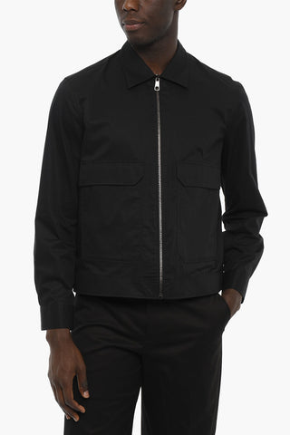 Solid Color MINIMAL HYBRID Overshirt with Maxi Pockets