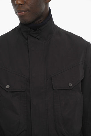 Hidden Closure Solid Color ERGODYNAMIC Jacket