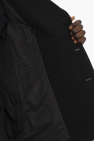 Wool Blend Double Breast Peacoat