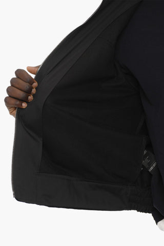 Corduroy Overshirt with Zip Closure