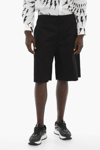 4 Pockets Cotton Shorts