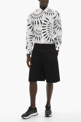4 Pockets Cotton Shorts