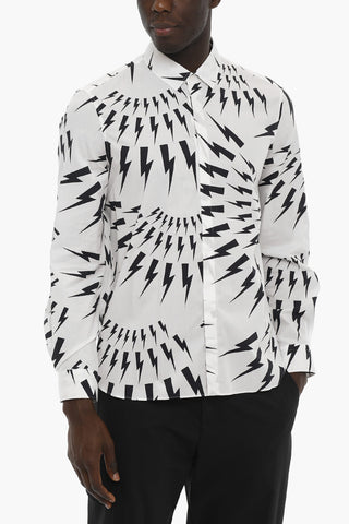 Camicia CRAZY Con Stampa A Contrasto All-Over