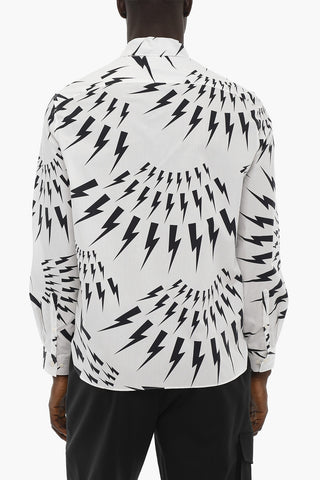 Camicia CRAZY Con Stampa A Contrasto All-Over