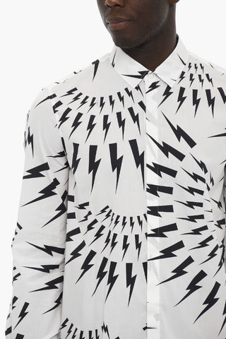 Camicia CRAZY Con Stampa A Contrasto All-Over