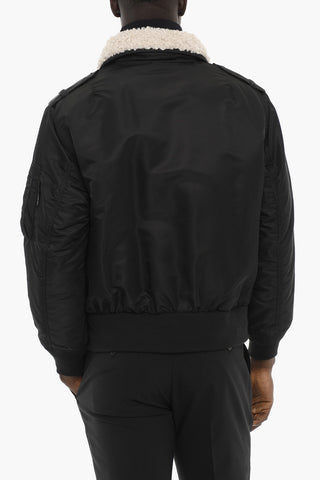 ALPHA INDUSTRIES Giubbotto Imbottito HYBRID  Con Parte Inferiore Removibile e Dettaglio in Ecopelliccia