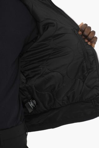 ALPHA INDUSTRIES Giubbotto Imbottito HYBRID  Con Parte Inferiore Removibile e Dettaglio in Ecopelliccia