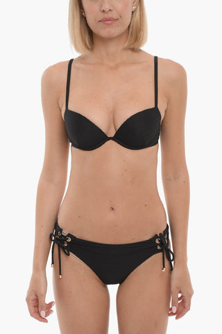 EMPORIO Ribbed Bikini with Golden Details