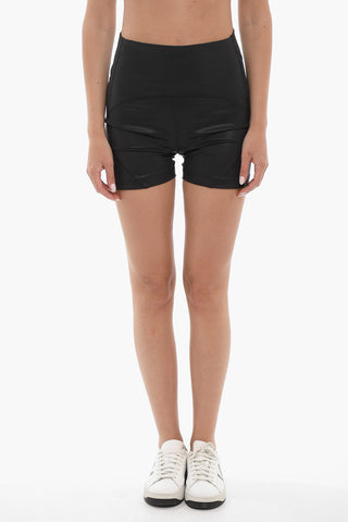 STELLA MCCARTNEY High-Waisted Stretch Fabric Training Shorts