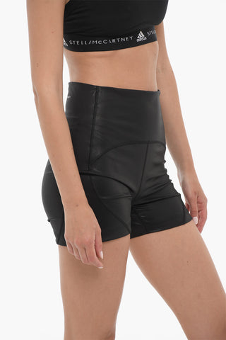 STELLA MCCARTNEY High-Waisted Stretch Fabric Training Shorts