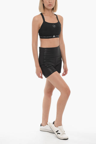 STELLA MCCARTNEY High-Waisted Stretch Fabric Training Shorts