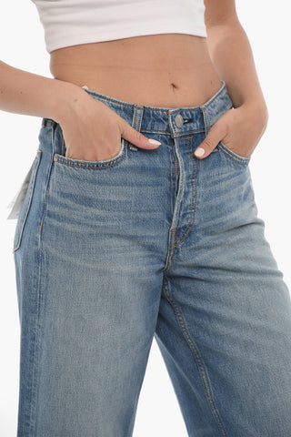 Faded Effect MICK Cropped Jeans 28cm