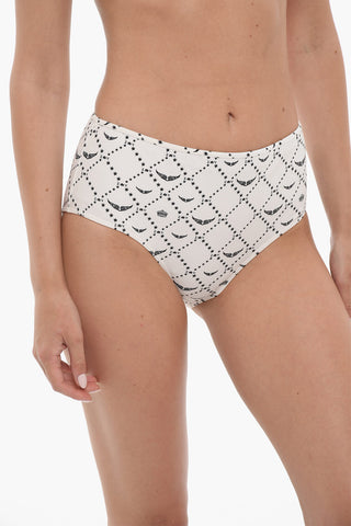 All-Over Printed Halter Bikini