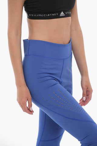 STELLA MCCARTNEY Solid Color Leggings with Perfored Details