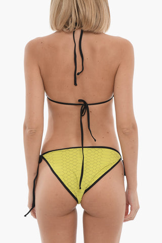 Patterned Triangle Bikini