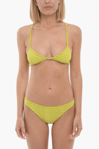 Patterned Triangle Bikini