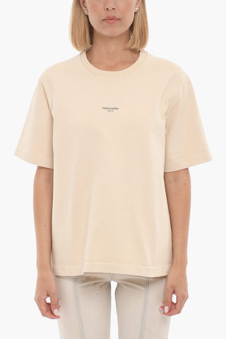 Organic Cotton KJERAG OSLO Crew-neck T-Shirt with Printed Logo