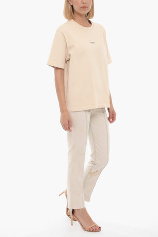 Organic Cotton KJERAG OSLO Crew-neck T-Shirt with Printed Logo