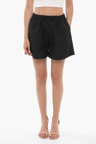 Solid Color MAREN Shorts with Drawstring Waist
