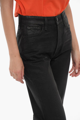 Dark Wash Coated Cotton ALEX Jeans 20cm