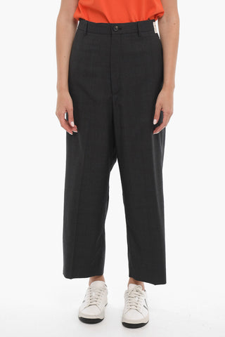 Virgin Wool Oversized Pants
