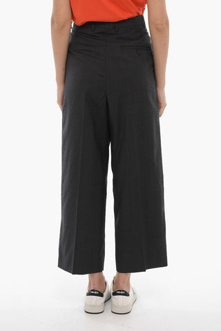 Virgin Wool Oversized Pants