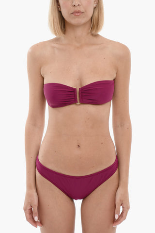 Bikini V Wire con Dettagli Dorati