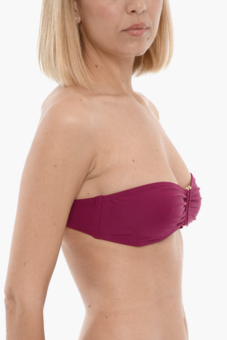 Bikini V Wire con Dettagli Dorati