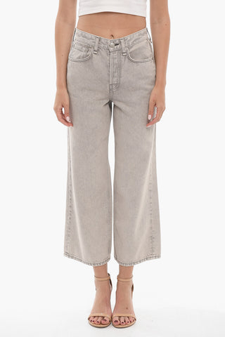 Cotton Twill Faded Effect MAYA Jeans 27cm