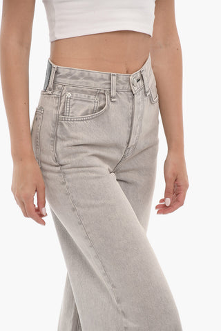 Cotton Twill Faded Effect MAYA Jeans 27cm