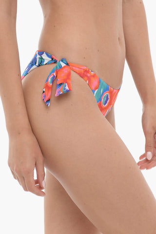 EMPORIO Floral Patterned Tie-Side Bikini Bottom