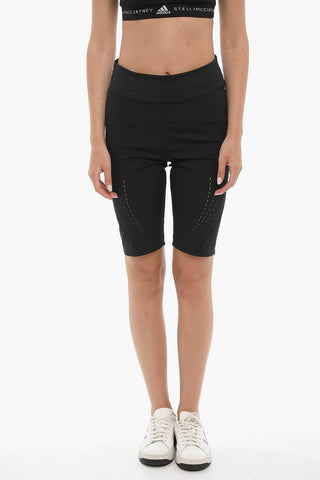 STELLA MCCARTNEY Biker Shorts With Perfored Details