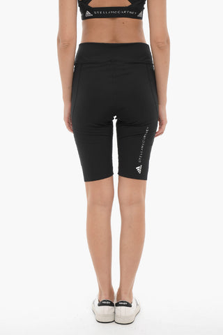 STELLA MCCARTNEY Biker Shorts With Perfored Details