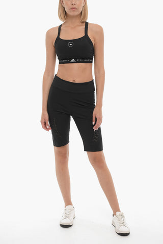 STELLA MCCARTNEY Biker Shorts With Perfored Details