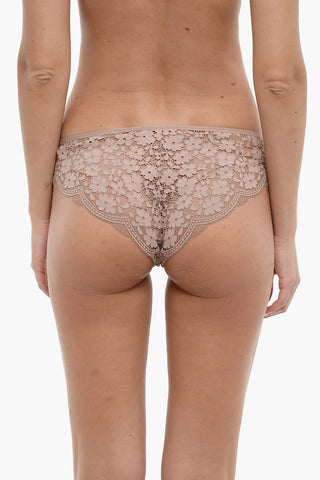 Slip LOTTIE in Pizzo a Tinta Unita