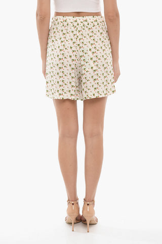 All-Over Printed Flared CECILIA Shorts