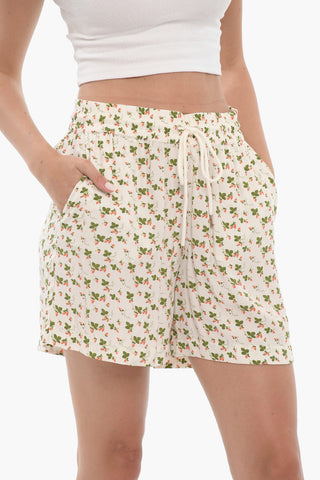 All-Over Printed Flared CECILIA Shorts