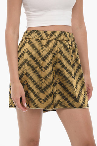 Patterned Shorts with Drawstring Waist