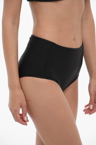High Waisted Bikini with Golden Logo