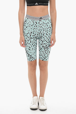 STELLA MCCARTNEY Animal Patterned High-Waisted Active Shorts