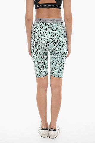STELLA MCCARTNEY Animal Patterned High-Waisted Active Shorts