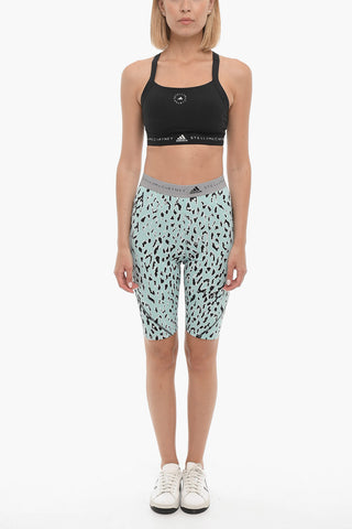 STELLA MCCARTNEY Animal Patterned High-Waisted Active Shorts