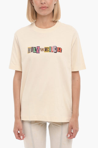 Logo Printed KJERAG Crew-neck T-Shirt with Printed Logo
