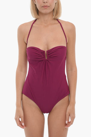 V Wire One Piece Swimsuit