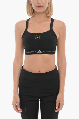 STELLA MCCARTNEY Sports Crop Top with Cut-Out Detail