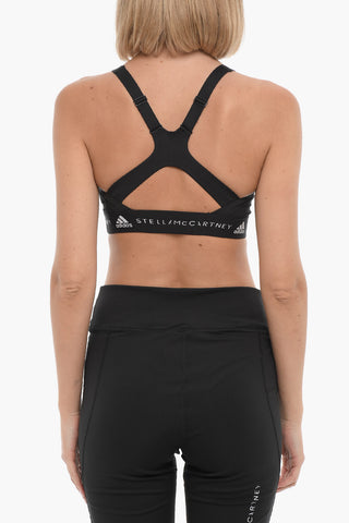 STELLA MCCARTNEY Sports Crop Top with Cut-Out Detail