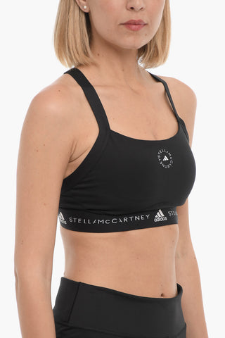 STELLA MCCARTNEY Sports Crop Top with Cut-Out Detail